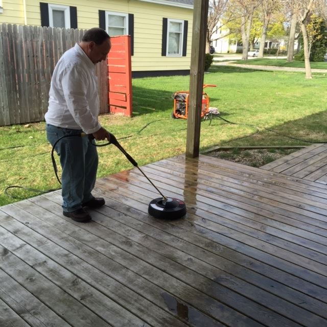 Deck Cleaning